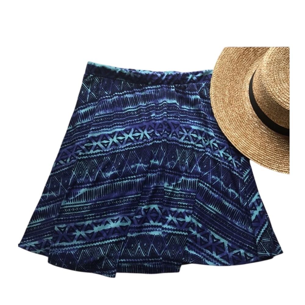 Mossimo Aztec Print Skirt Size Small